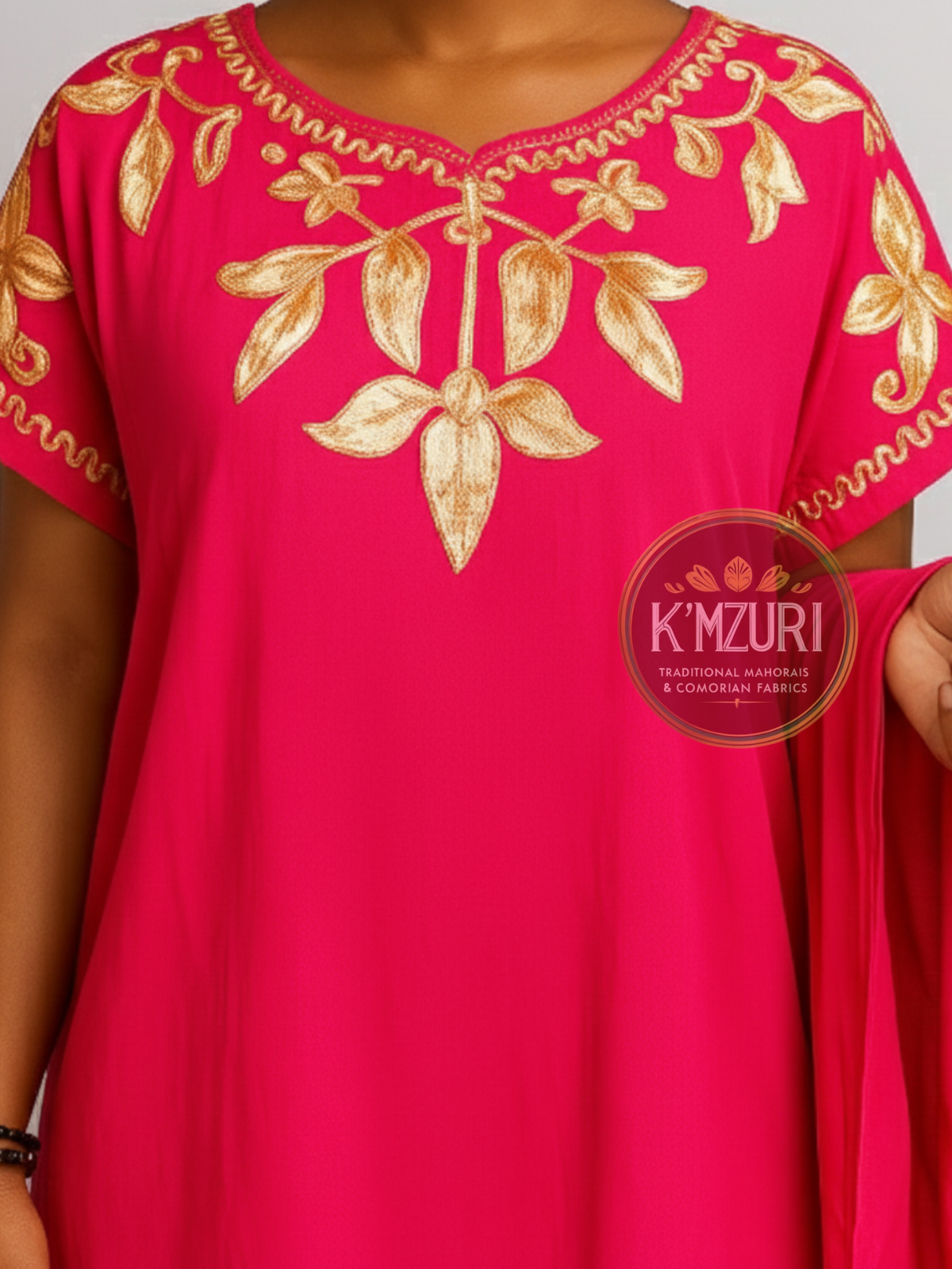 Boubou fouraha rose