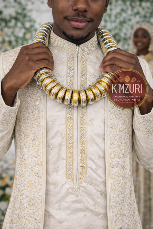 Collier traditionnel doré & argenté – Mariage & cérémonie