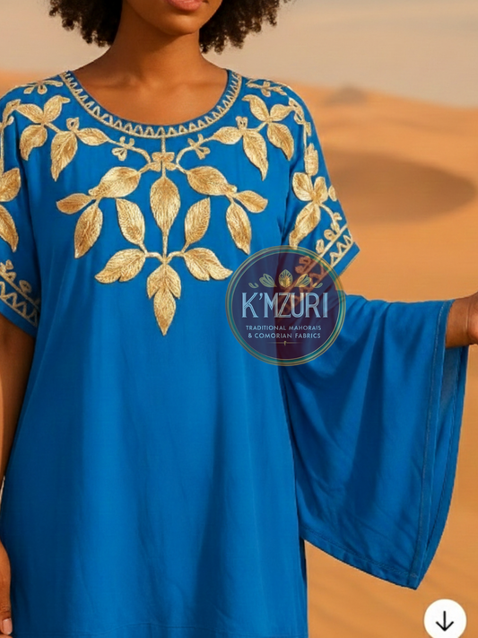 Boubou Fouraha bleu