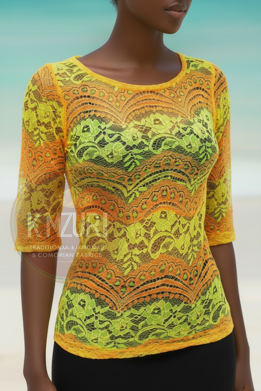 Body retro jaune K'MZURI